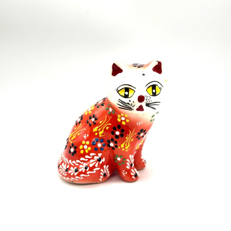 Gato de cerámica Naranja