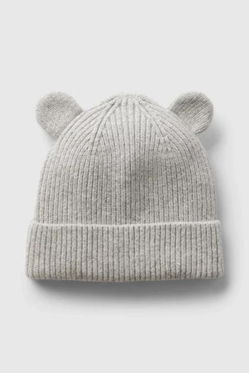 Gorro Con Orejitas Cashsoft Toddler Niño Bc15 Lt Grey Heather