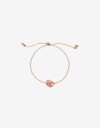 Pulseras Flexibles Metal Pulsera Dije Corazón - Dorado