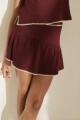 FALDA ULA KNIT Uva