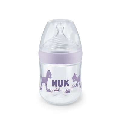 Mamadera Nuk Nature Sense 150 Ml. Silicona T1 Rosa Mamadera Nuk Nature Sense 150 Ml. Silicona T1 Rosa