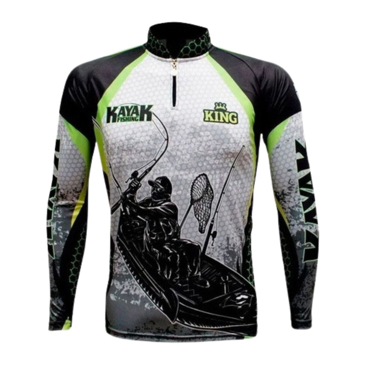 Remera de pesca con protección UV50+ KING BRASIL - KFF616 