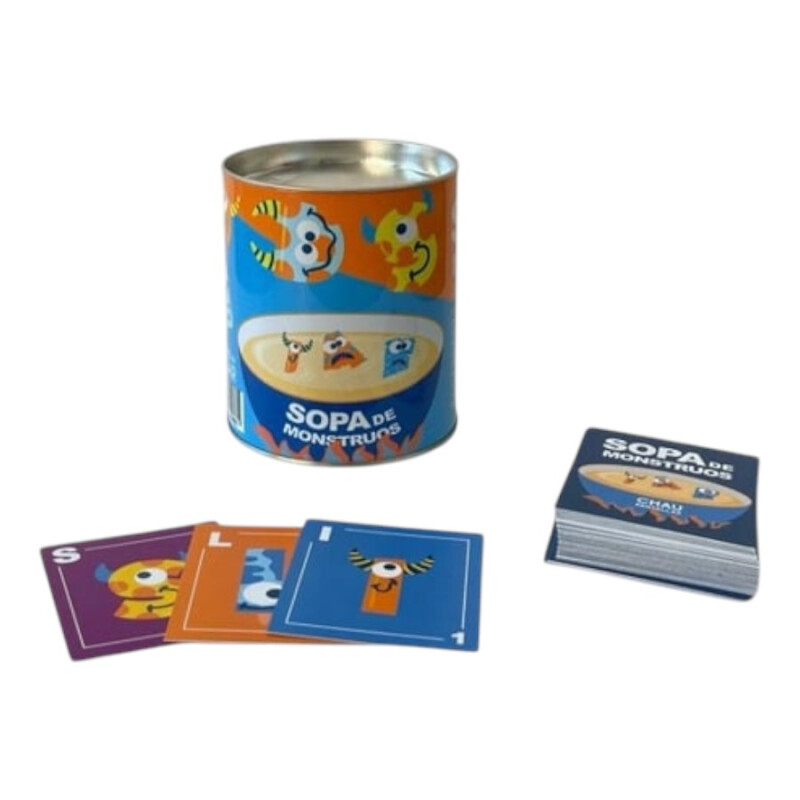 Juego De Cartas Sopa De Monstruos - Chau Pantallas Juego De Cartas Sopa De Monstruos - Chau Pantallas