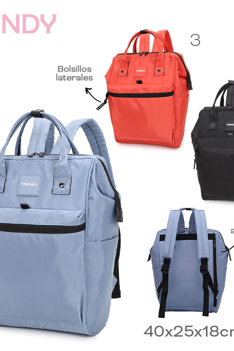 Mochila Trendy Celeste