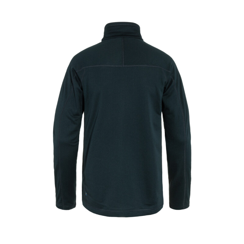 Casaca Fjallraven Abisko Lite Fleece Half Zip Hombre Dark Navy