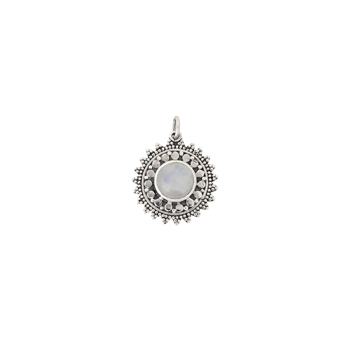 Dije Indian White - Plata 925 