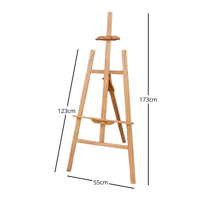 Caballete de pintura MARRON