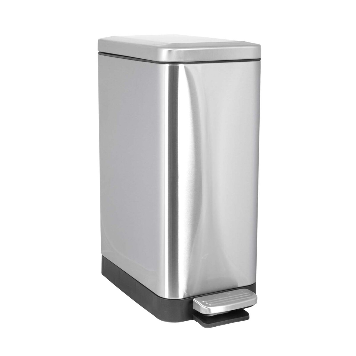 PAPELERA - ACERO INOX GRIS ACERO INOXIDABLE A418 
