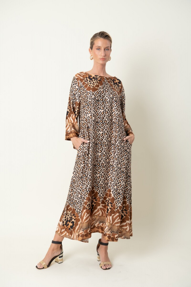 VESTIDO OPALO DE FUEGO - Natural 