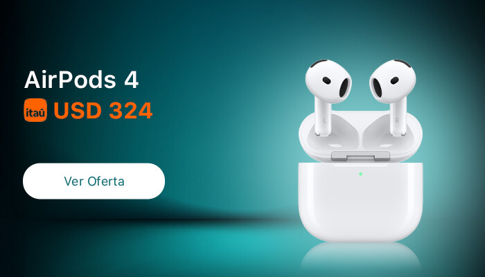 Auriculares Apple AirPods 4 con cancelación activa de ruido