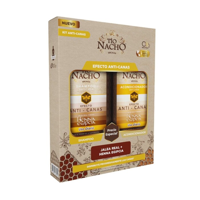 TIO NACHO ANTI CANAS (SHA+ACO) ESTUCHE única