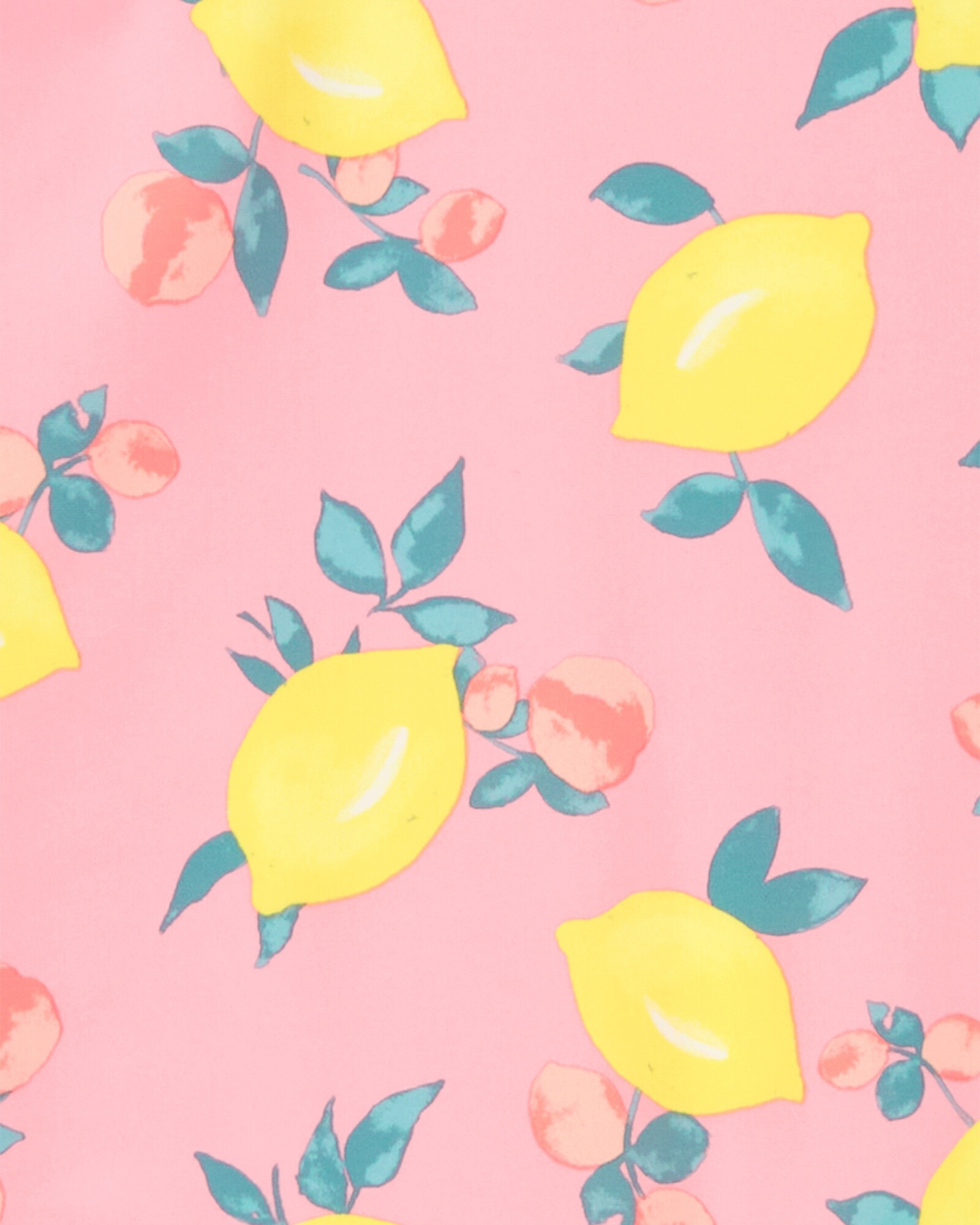 Traje de baño dos piezas con UPF 50+, manga larga y diseño limones Traje de baño dos piezas con UPF 50+, manga larga y diseño limones