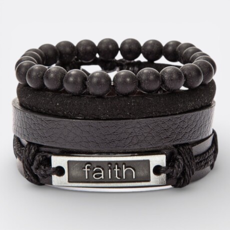 Pulsera Hombre Pack X4 Variedad Modelo 8