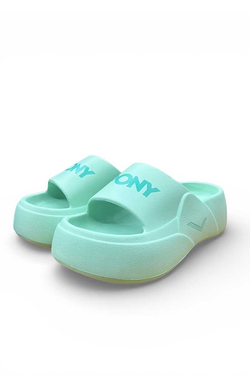 ZAPATILLA PONY PLATAFORMA DE FAJA Verde