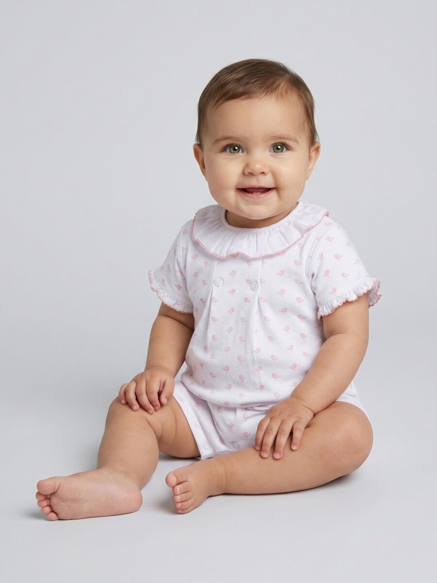 Pijama De Bebe Corto Piedra