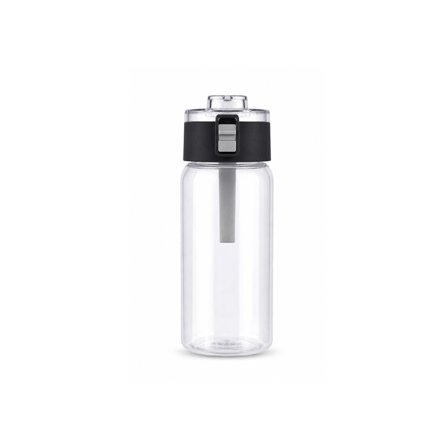 Botella Transparente 550mL Black