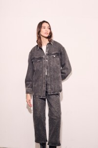 Sobrecamisa Tachas Gris