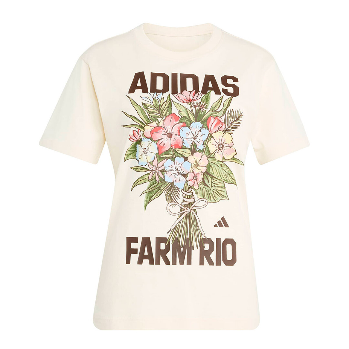 Remera de Mujer Adidas Farm Rio - Beige - Multicolor 