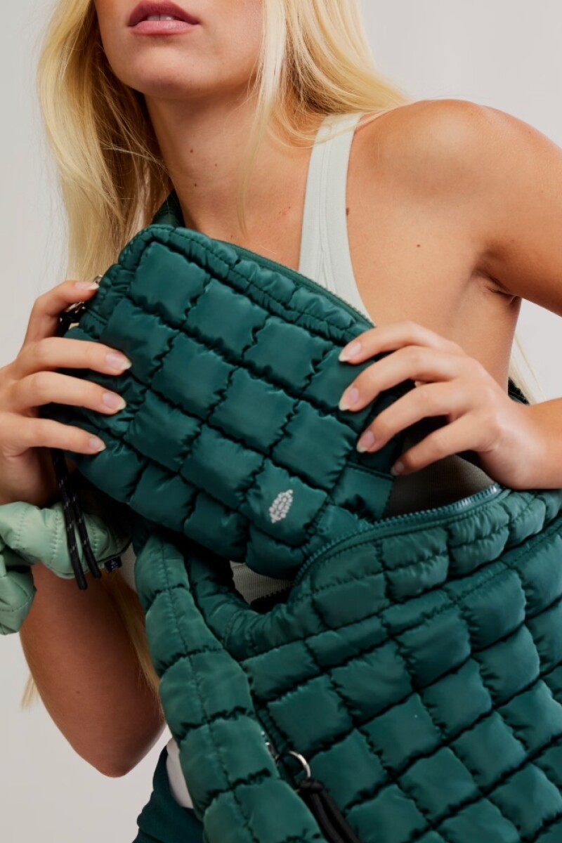 QUILTED MINI CASE Verde