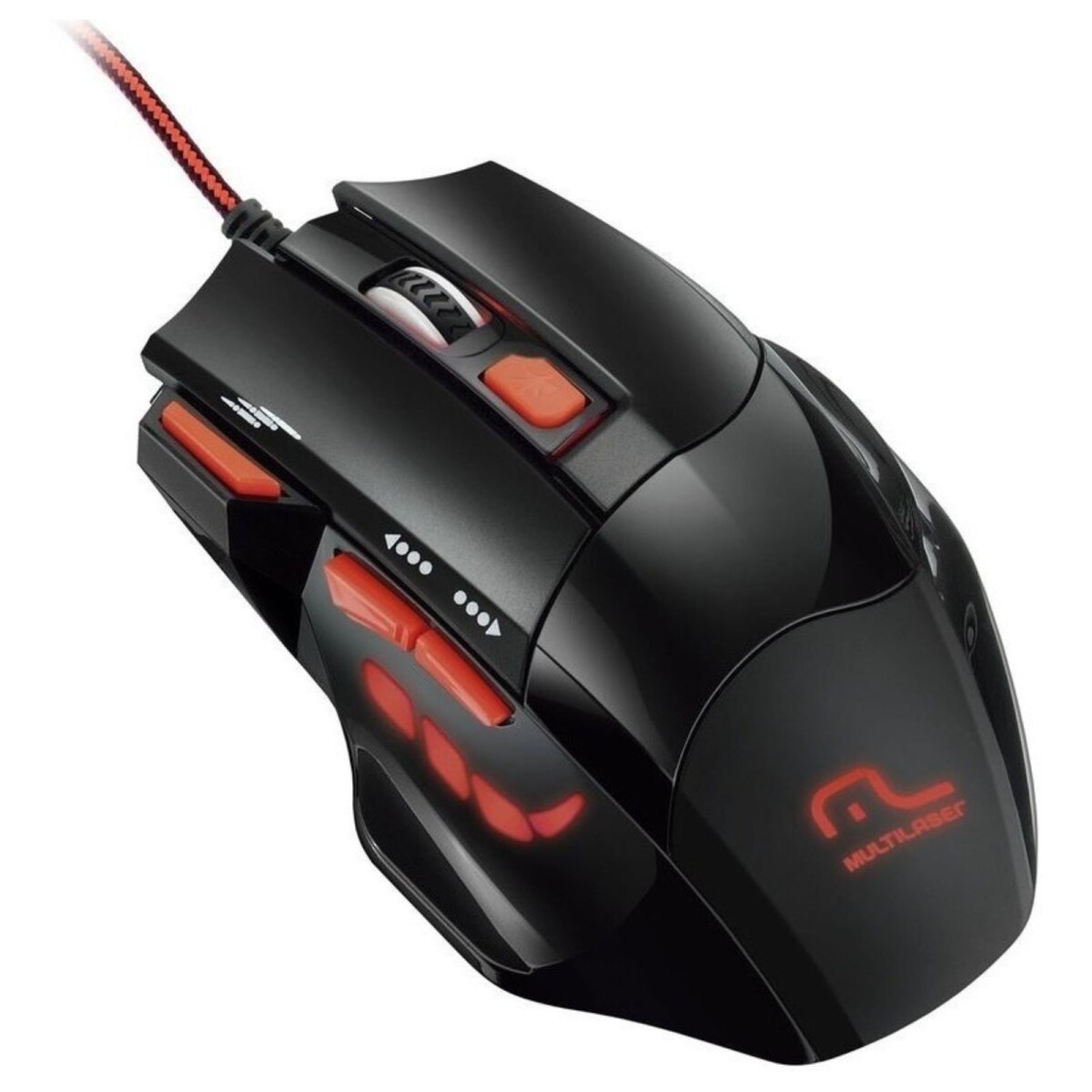 Mouse Gamer Pro Cableado 2400 Dpi Multilaser Botones 