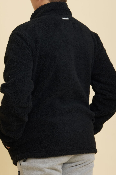 CAMPERA SAYER TEEN ( SHERPA ) RUSTY Negro