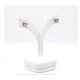 Caravanas En Oro 18K 2 Colores Y Brillantes Caravanas En Oro 18K 2 Colores Y Brillantes