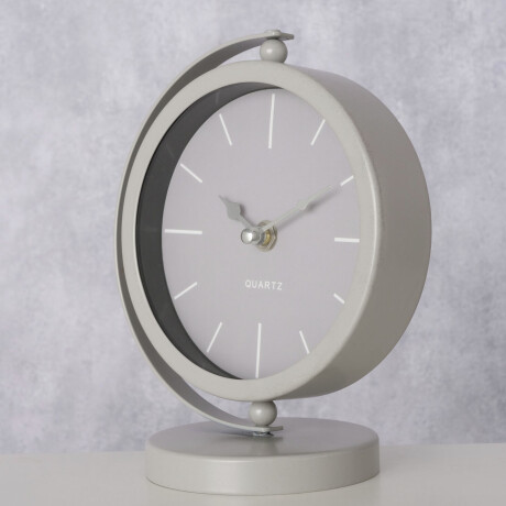 RELOJ DE MESA METAL BLANCO 2069594