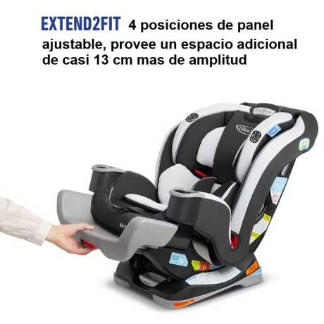 Graco Extend2fit 3 in 1 de nacimiento a 45 kg Color Stocklyn Graco Extend2fit 3 in 1 de nacimiento a 45 kg Color Stocklyn