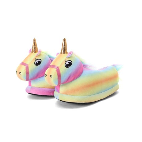 Pantuflas Unicornio Suaves y Cálidas AMARILLO