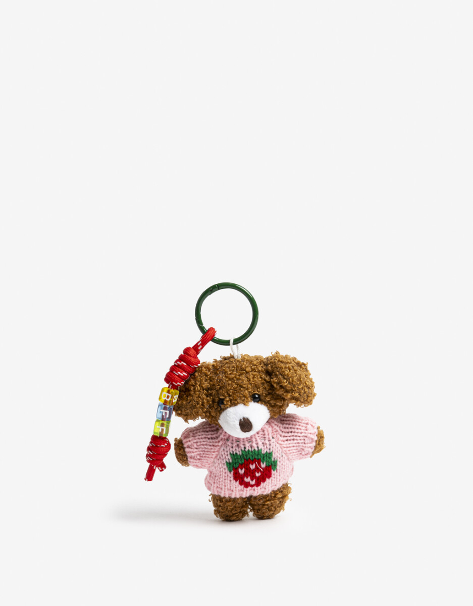 Llavero Y Bag Charm Perro Sweater 