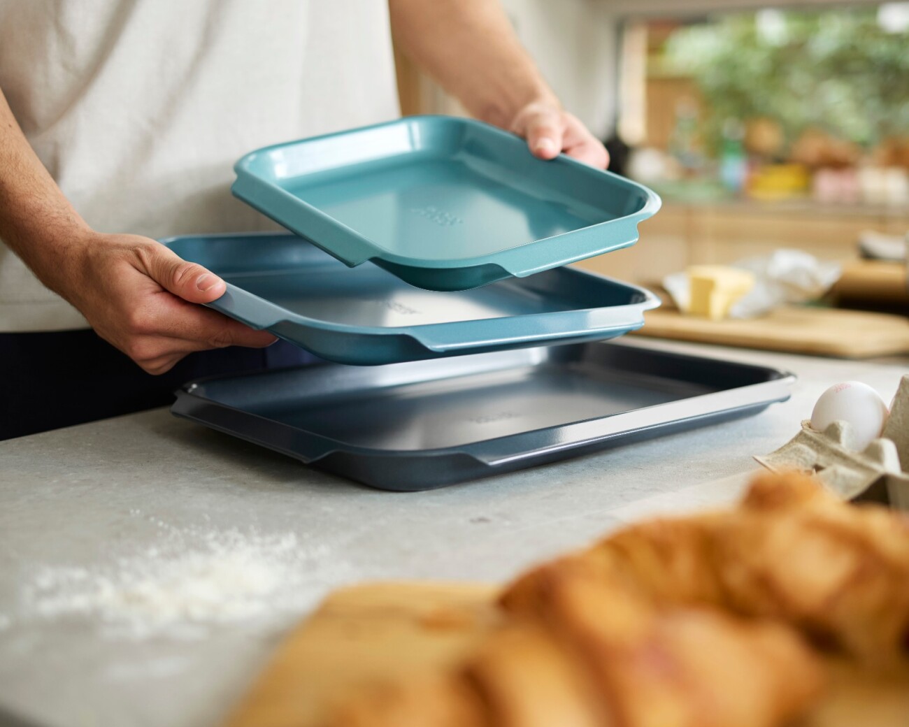 Bandeja Mediana para Horno Antiadherente Joseph Joseph Nest™ Bake Azul - PREVENTA Bandeja Mediana para Horno Antiadherente Joseph Joseph Nest™ Bake Azul - PREVENTA