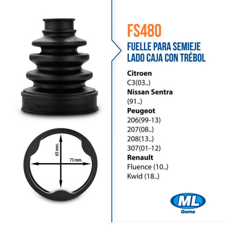 FUELLE CITROEN - PEUGEOT L-CAJA TREBOL 207 208 C-ELYSEE ML FUELLE CITROEN - PEUGEOT L-CAJA TREBOL 207 208 C-ELYSEE ML