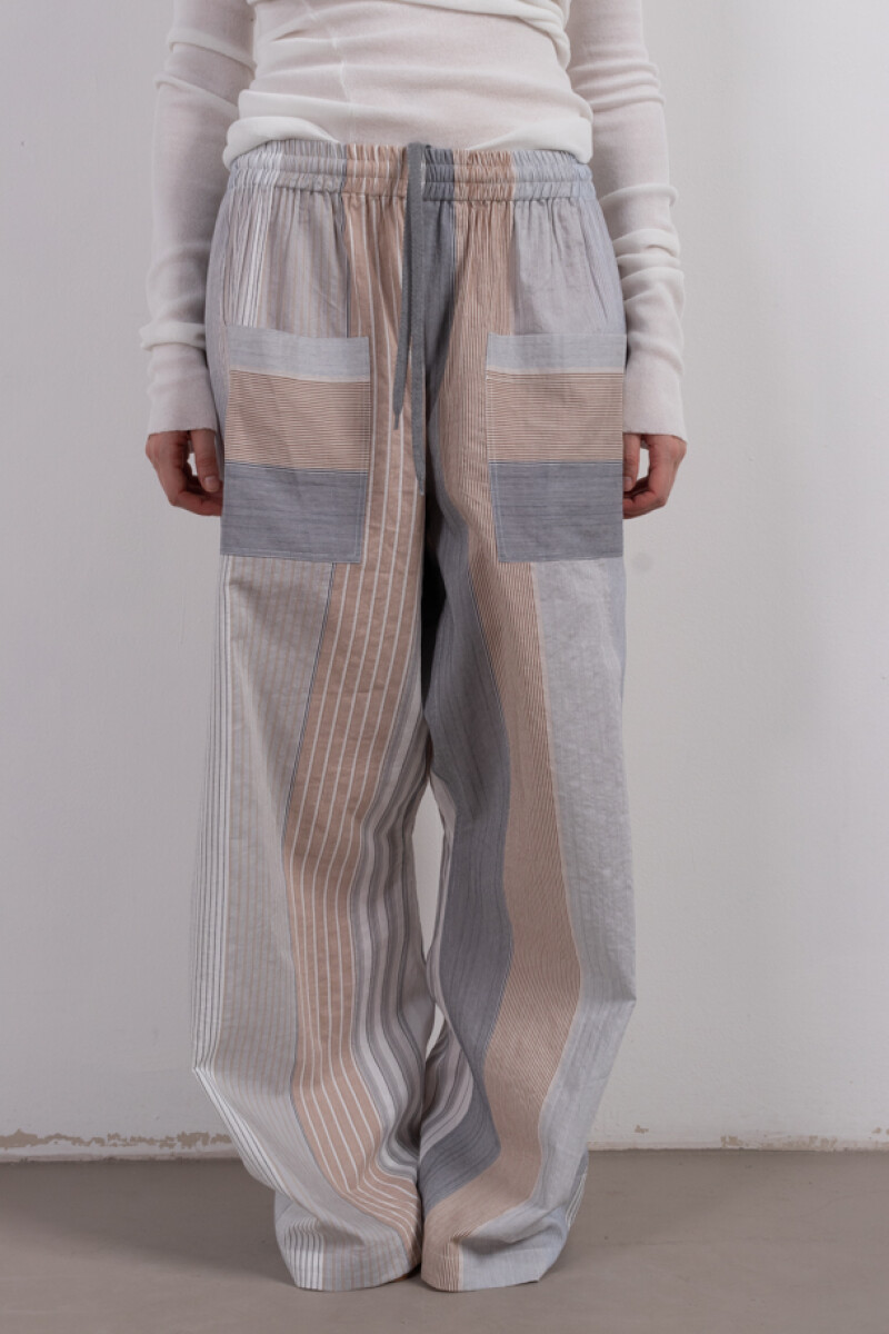 PANTALON ANCHO Multicolor