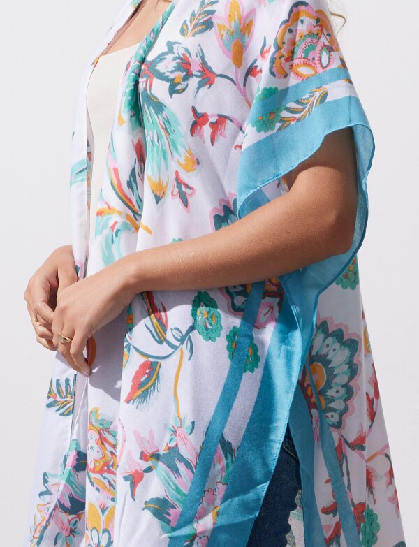 Kimono Print BLANCO/MULTI