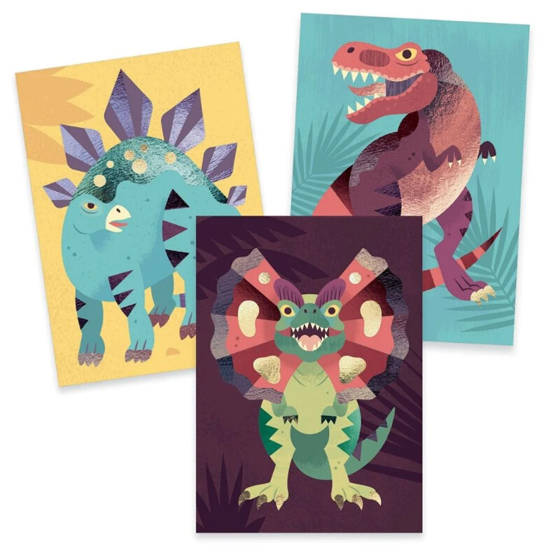 Arte en láminas Dinosaurio Djeco Arte en láminas Dinosaurio Djeco