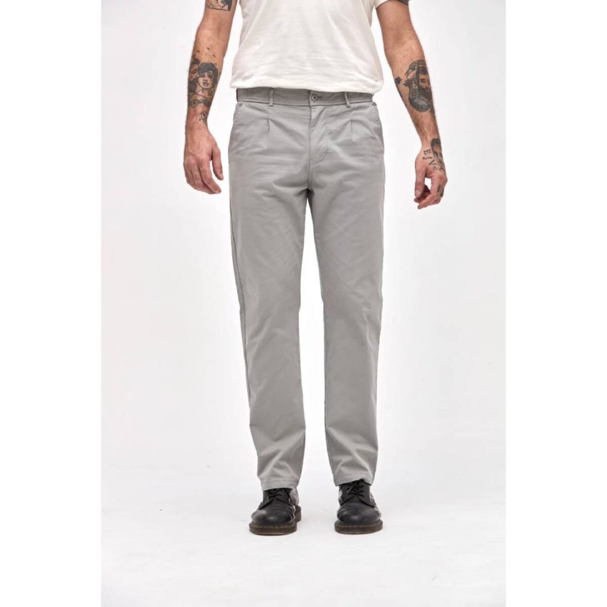 Pantalon cargo Owen I26 - Gris perla 