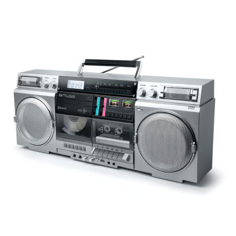 Radio Grabador Cd Muse M380gbs Usb Silver Radio Grabador Cd Muse M380gbs Usb Silver