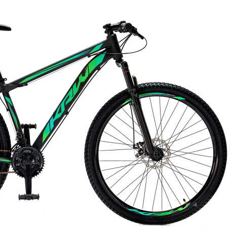 Bicicleta Montaña Krw Spotlight R29 Aluminio Cambios Negro-Verde