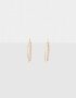 Aros Colgantes Largos Con strass Aros Colgantes Largos Con Strass - Dorado