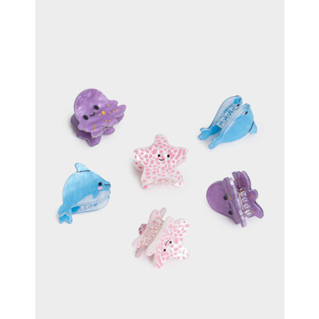 Hebillas Infantiles Frutas Combinacion Tricolor