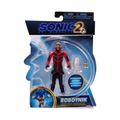 Figuras Articuladas Sonic The Hedgehog 2 - Robotnik Figuras Articuladas Sonic The Hedgehog 2 - Robotnik