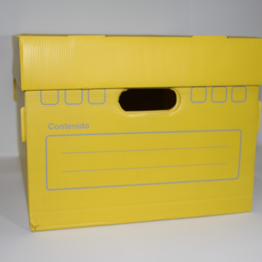 CAJA BIBLOS MULTIUSO COLOR AMARILLO