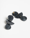 Aros Colgantes Cortos Acrilico Aros Colgantes Cortos Acrílico - Negro