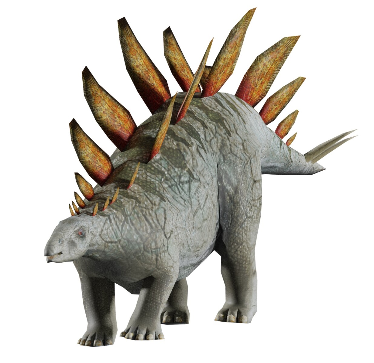 Bloque de dinosaurio - stegosaurus 