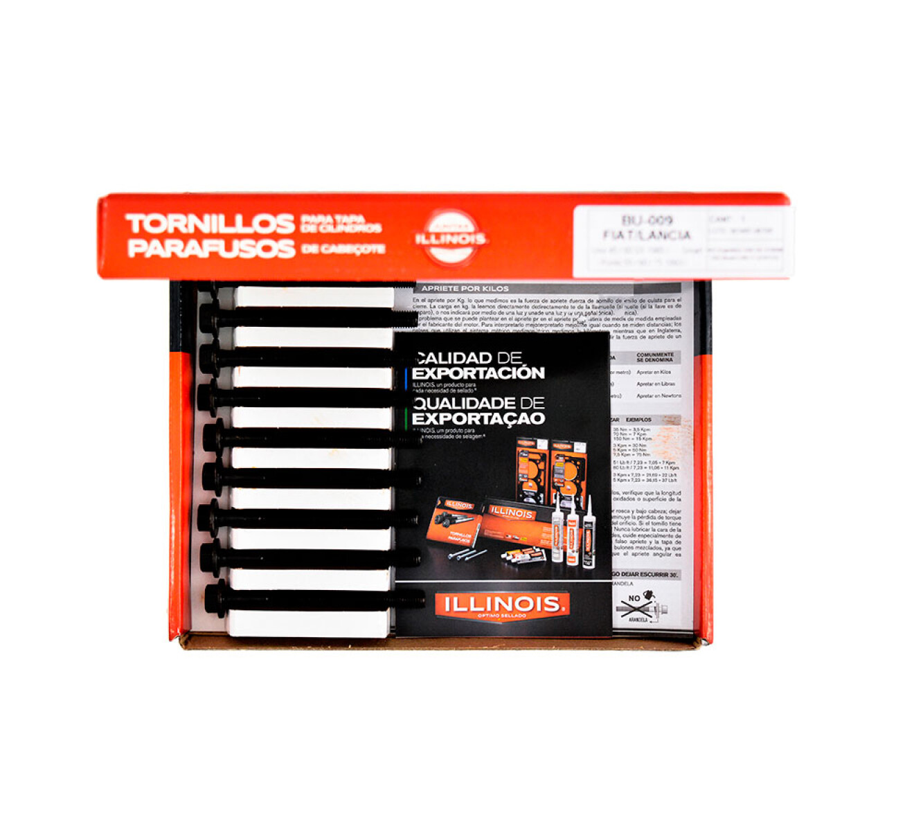 TORNILLO FIAT JGO TAPA CILINDROS FIRE 1.3 1.4 8V ILLINOIS 