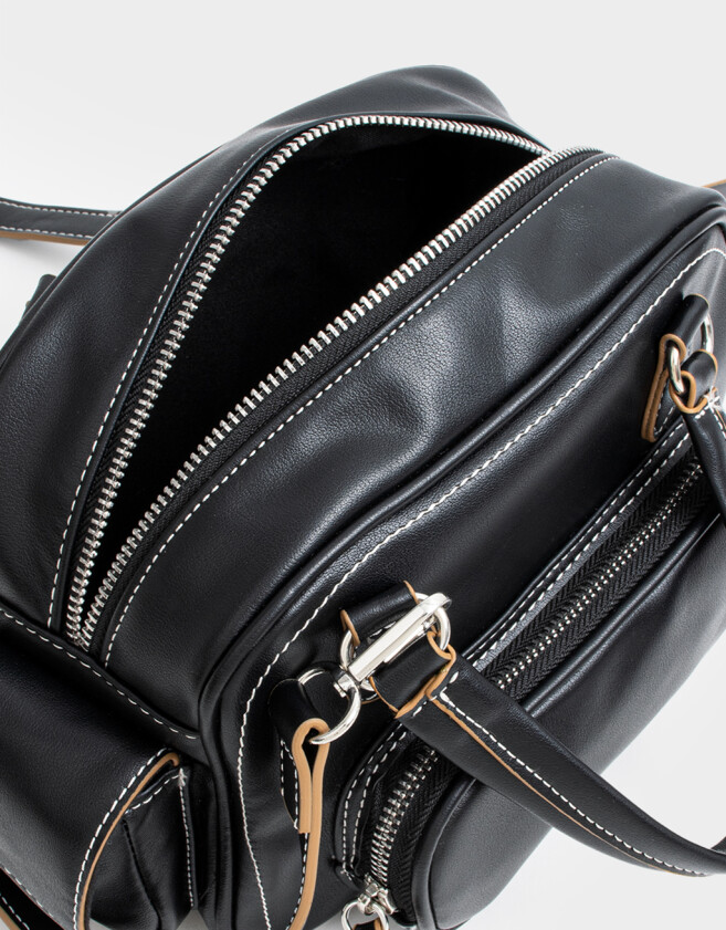 Bowling Cartera Bowling Multipocket - Negro