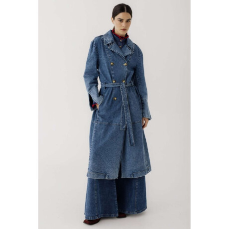 Trench Perfection Jean Azul Claro