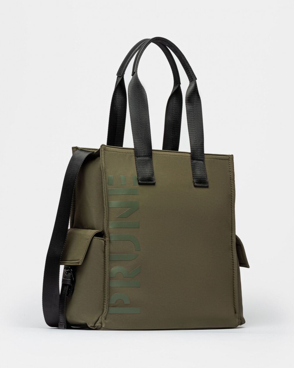 Cartera Al Hombro Light Nylon Negro Verde