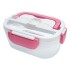 Lunchera Electrica 12/24/220v Vianda Calentador Alimentos Color Variante Rosado