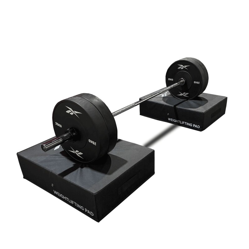 Almohadillas de Choque para levantamiento de pesas Reebok Negro